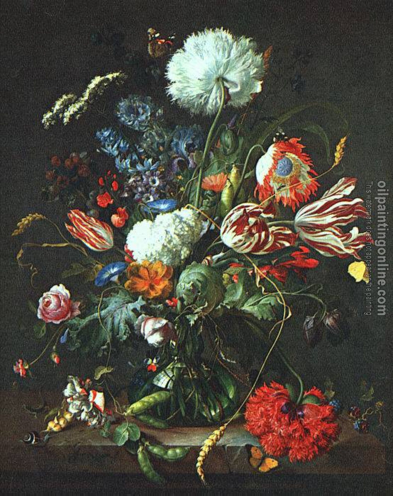 Heem, Jan Davidsz de - Vase of Flowers